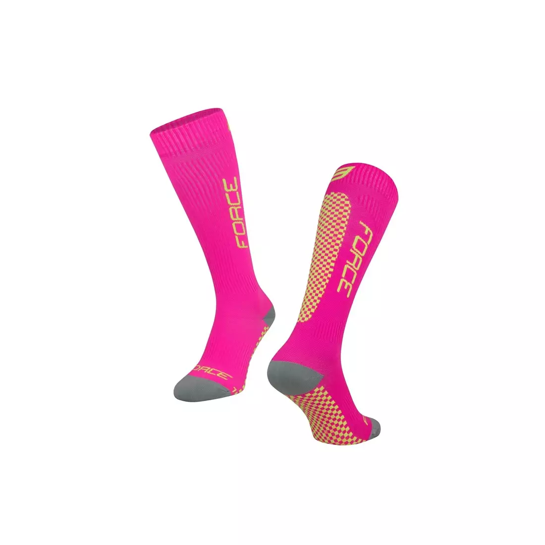 FORCE TESSERA COMPRESSION kompresní ponožky, růžový