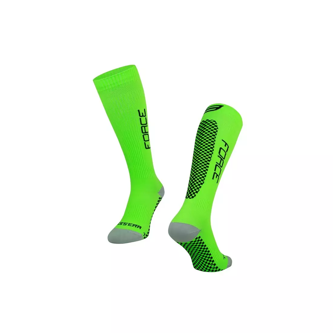 FORCE TESSERA COMPRESSION kompresní ponožky, zelená