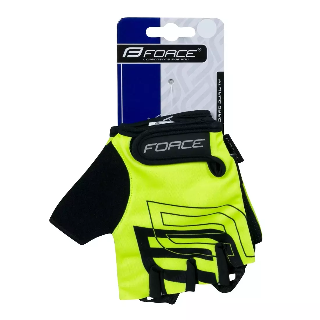 Fluorové cyklistické rukavice FORCE SPORT 905574