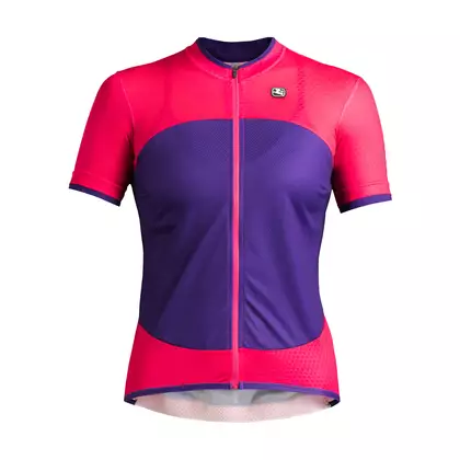 GIORDANA SILVERLINE dámský cyklistický dres fialový a růžový