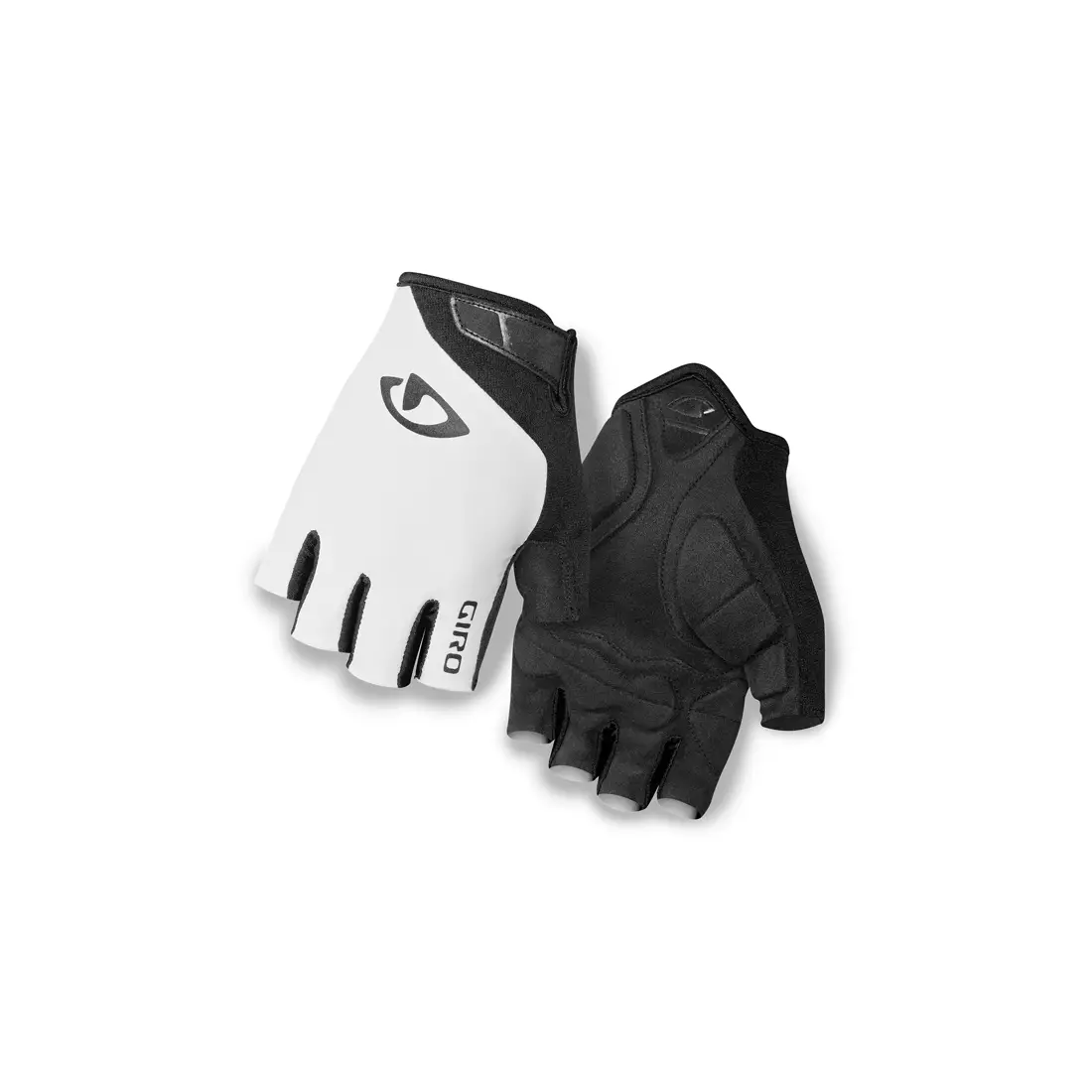 GIRO JAG'ETTE dámské cyklistické rukavice, černé a bílé