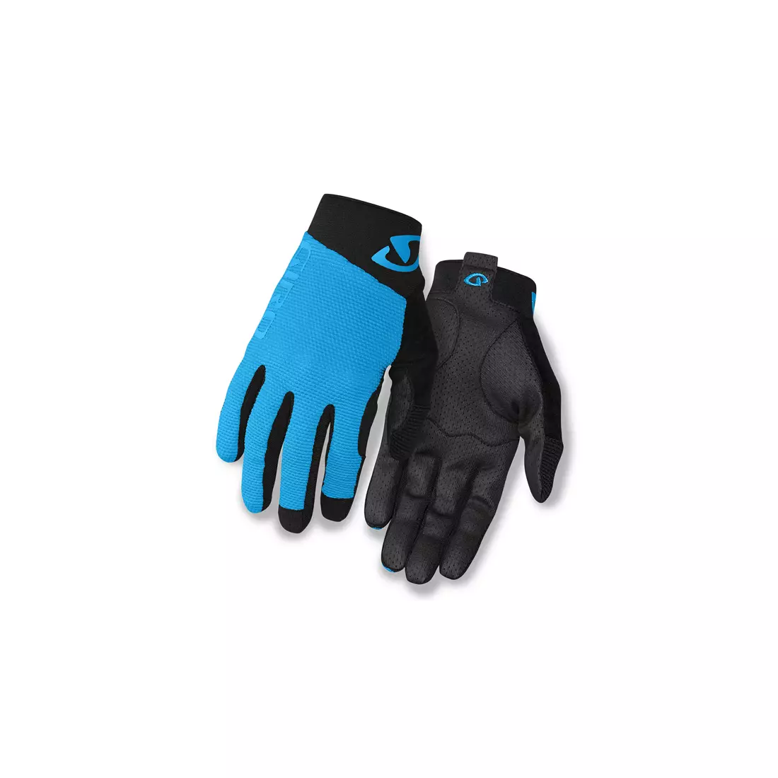 GIRO RIVET II cyklistické rukavice, modrý