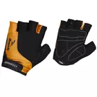 Pánské cyklistické rukavice ROGELLI BIKE PRESA 006.356, černé a oranžové