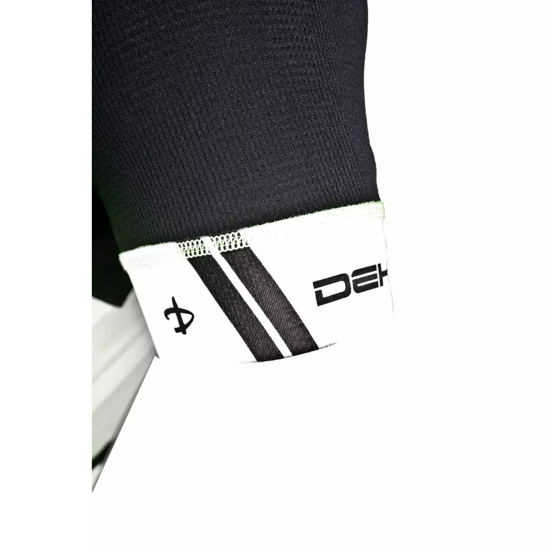 Pánský cyklistický dres DEKO FORZA, bílo-černý