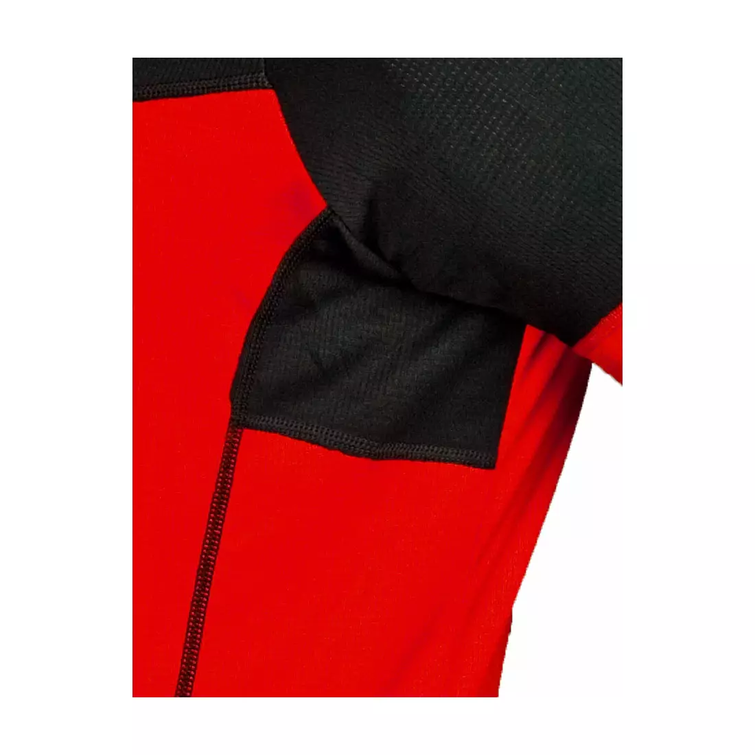 Pánský cyklistický dres DEKO FORZA, červeno-černý