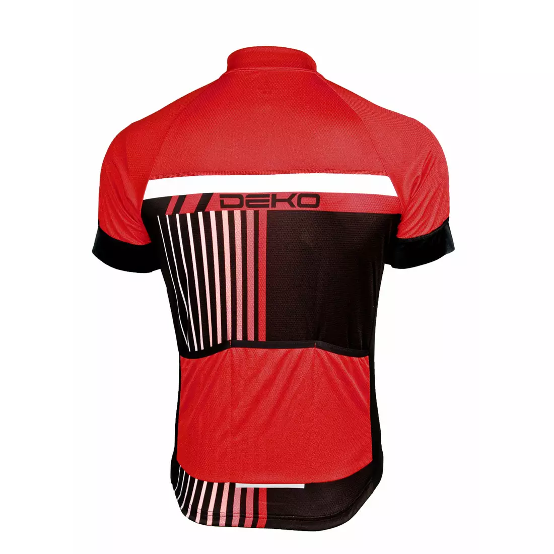 Pánský cyklistický dres DEKO STYLE černo-červený