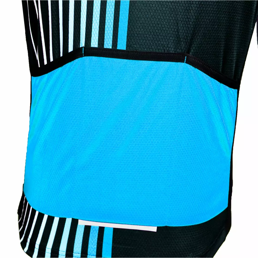 Pánský cyklistický dres DEKO STYLE černo-modrý