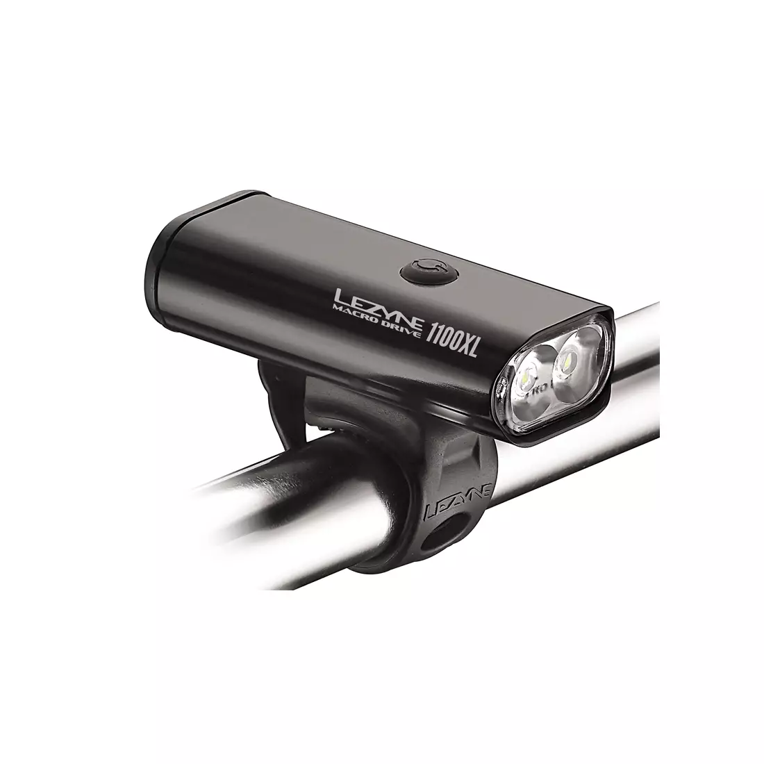 Přední světlomet LEZYNE LED MACRO DRIVE 1100XL 1100 lumenů, USB černá