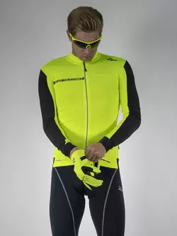ROGELLI AQUABLOCK teplý cyklistický dres, fluor
