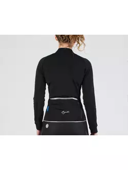 ROGELLI BENICE 2.0 teplý dámský cyklistický dres, černý