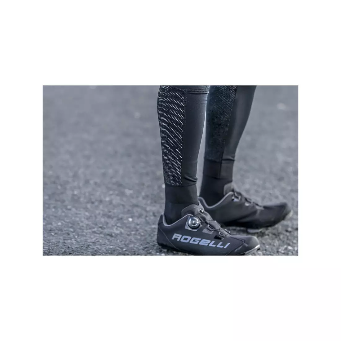 ROGELLI pánské izolované cyklistické kalhoty VENOSA 3.0 s odleskem, černé