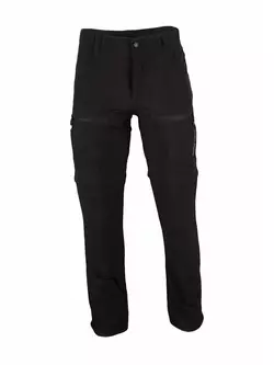 ZPRÁVA O POČASÍ - ROLANDO - pánské sportovní kalhoty s odepínacími nohavicemi, černé