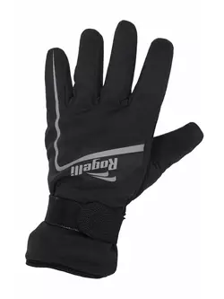 Zimní cyklistické rukavice ROGELLI SHIELD, HIPORA, černé