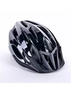 ALPINA MTB17 černá a šedá cyklistická helma