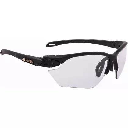 ALPINA TWIST FIVE HR S VL+ cyklistické / sportovní brýle Barva BLACK MATT sklenka BLACK S1-S3 A8597131