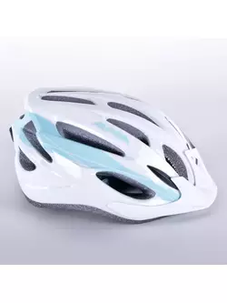 ALPINA cyklistická přilba MTB 17, bílá a světle modrá