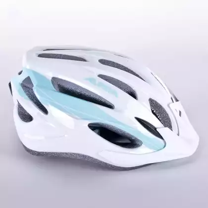 ALPINA cyklistická přilba MTB 17, bílá a světle modrá