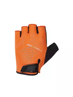 CHIBA BIOXCELL SUPER FLY oranžové cyklistické rukavice 3060318