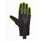 CHIBA CROSS WINDSTOPPER - zimní rukavice, černo-fluor-zelená 31517