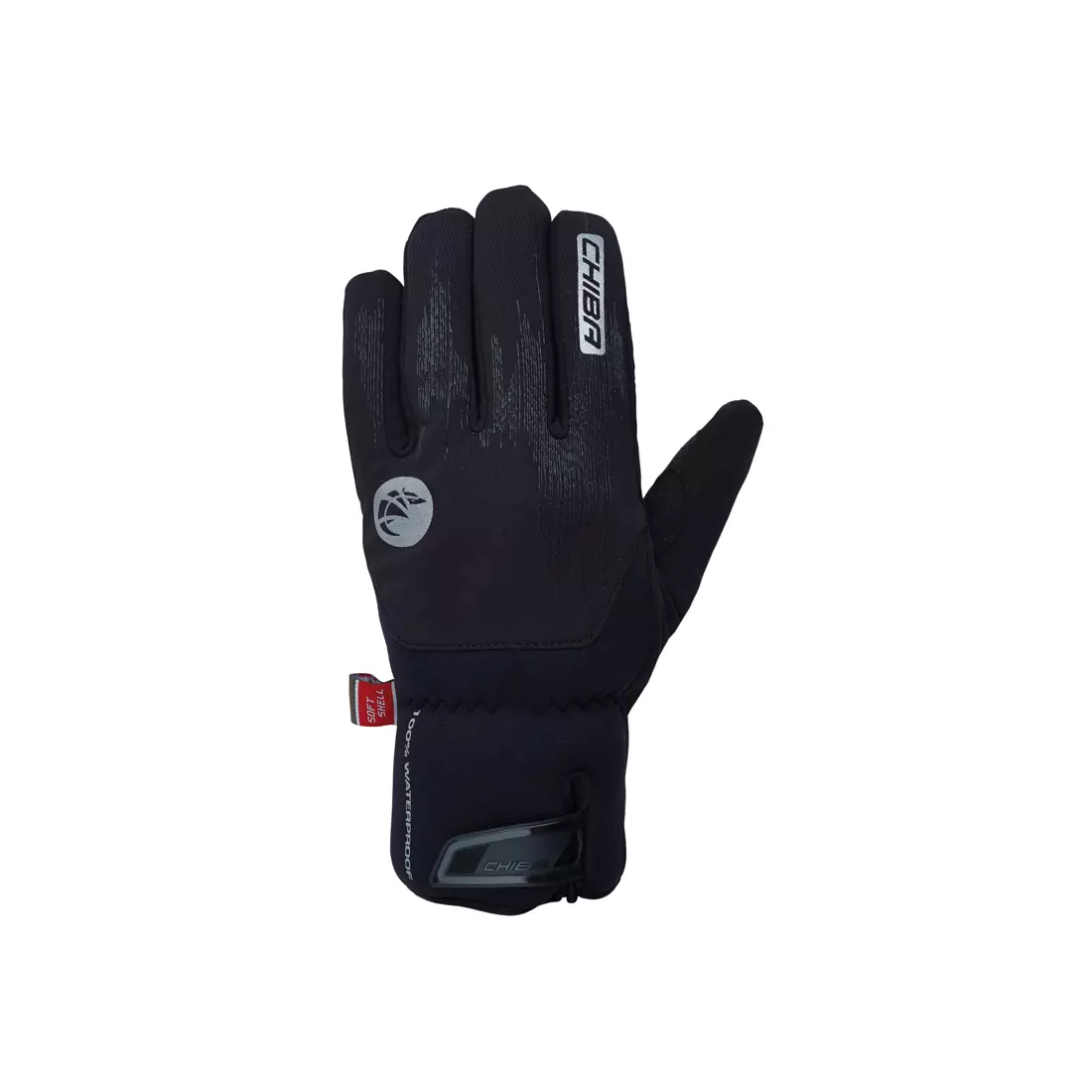 CHIBA DRY STAR SUPERLIGHT zimní cyklistické rukavice, černá 31217