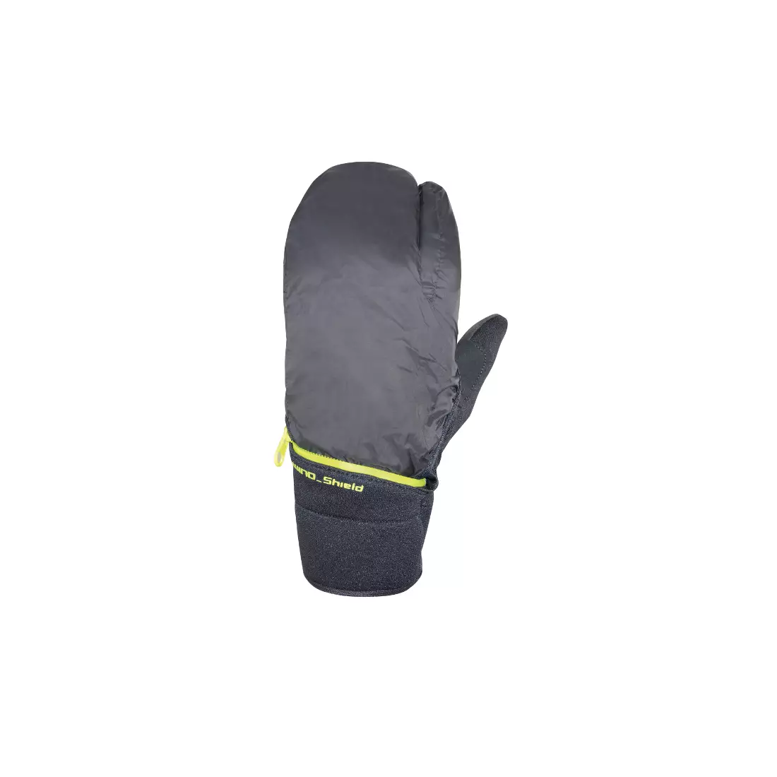 CHIBA OVERFLAP zimní rukavice s potahem, černá 31158