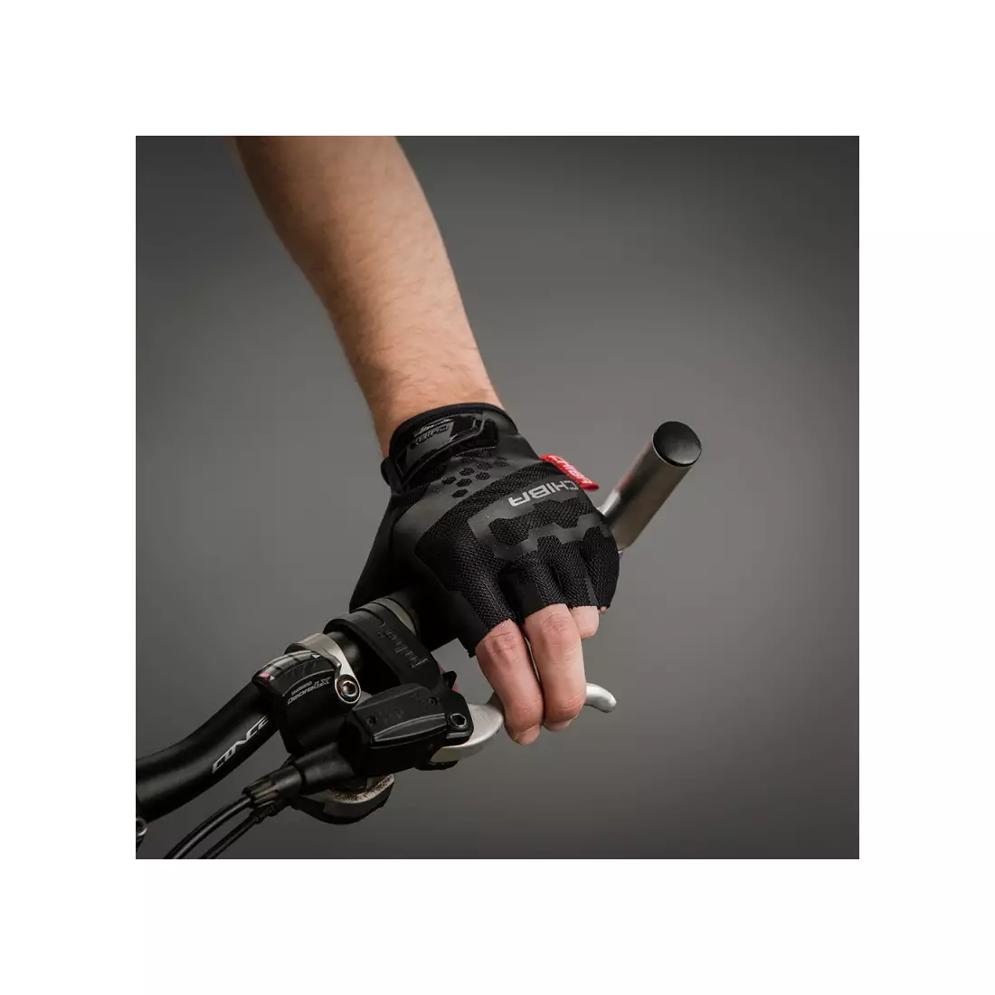 CHIBA PROFESSIONAL II cyklistické rukavice černé 3040719