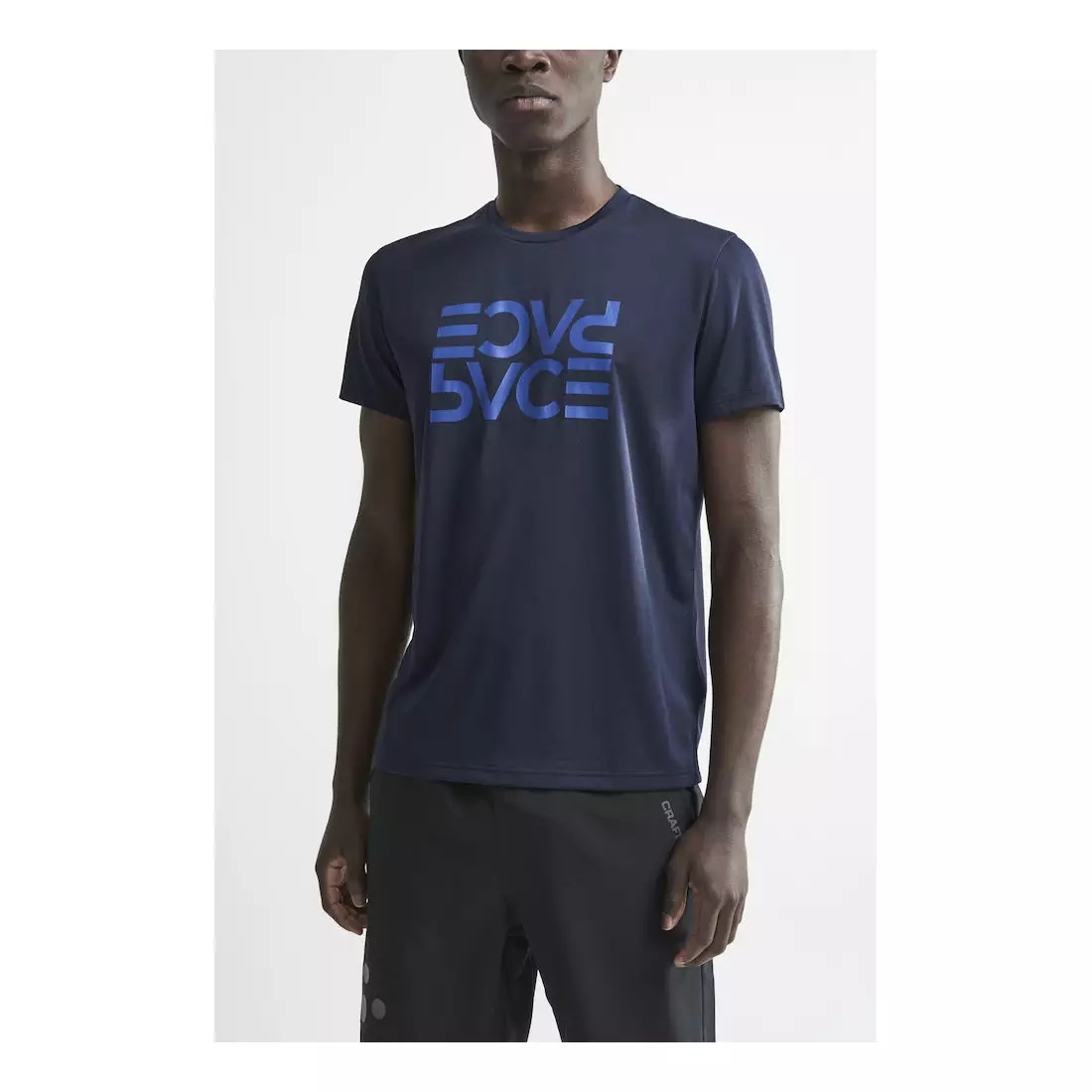 CRAFT EAZE MESH pánské sportovní / běžecké tričko tmavě modré 1907018-396000
