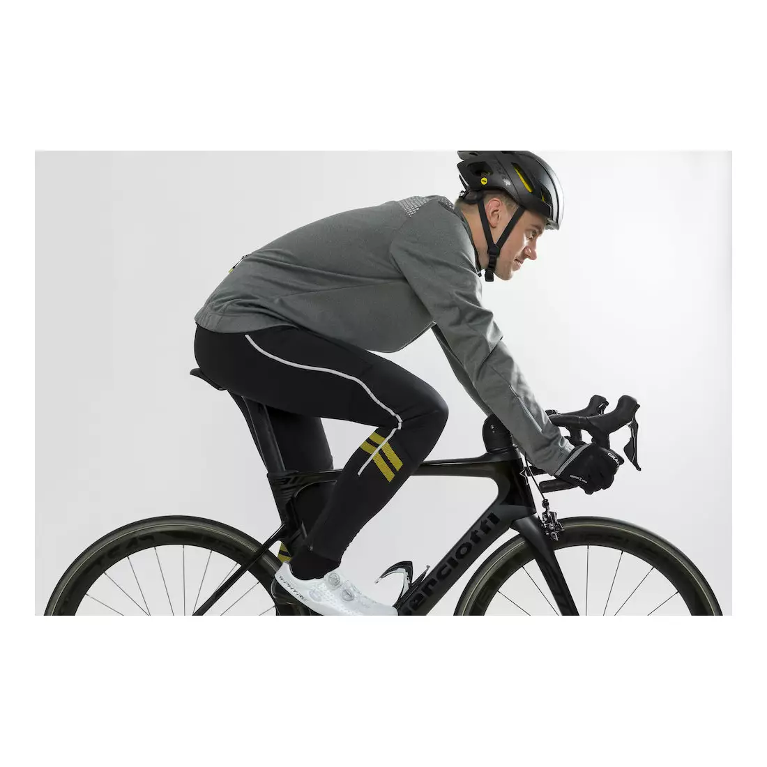 CRAFT RIME zimní cyklistická bunda, šedá 1905452-975926