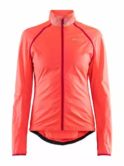 CRAFT VELO CONVERT dámská cyklistická bunda / vesta, větrovka fluor růžová 1905445