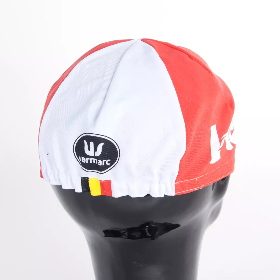 Cyklistická čepice Apis Profi LOTTO SOUDAL, červená vlajka Belgie