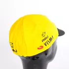 Cyklistická čepice Apis Profi Simpel.nl Jumbo Visma žlutá, černý kšilt