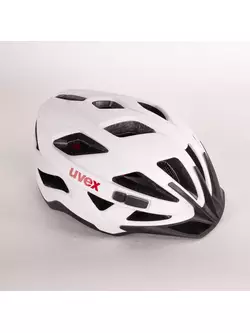 Cyklistická přilba UVEX Active CC, bílá a černá
