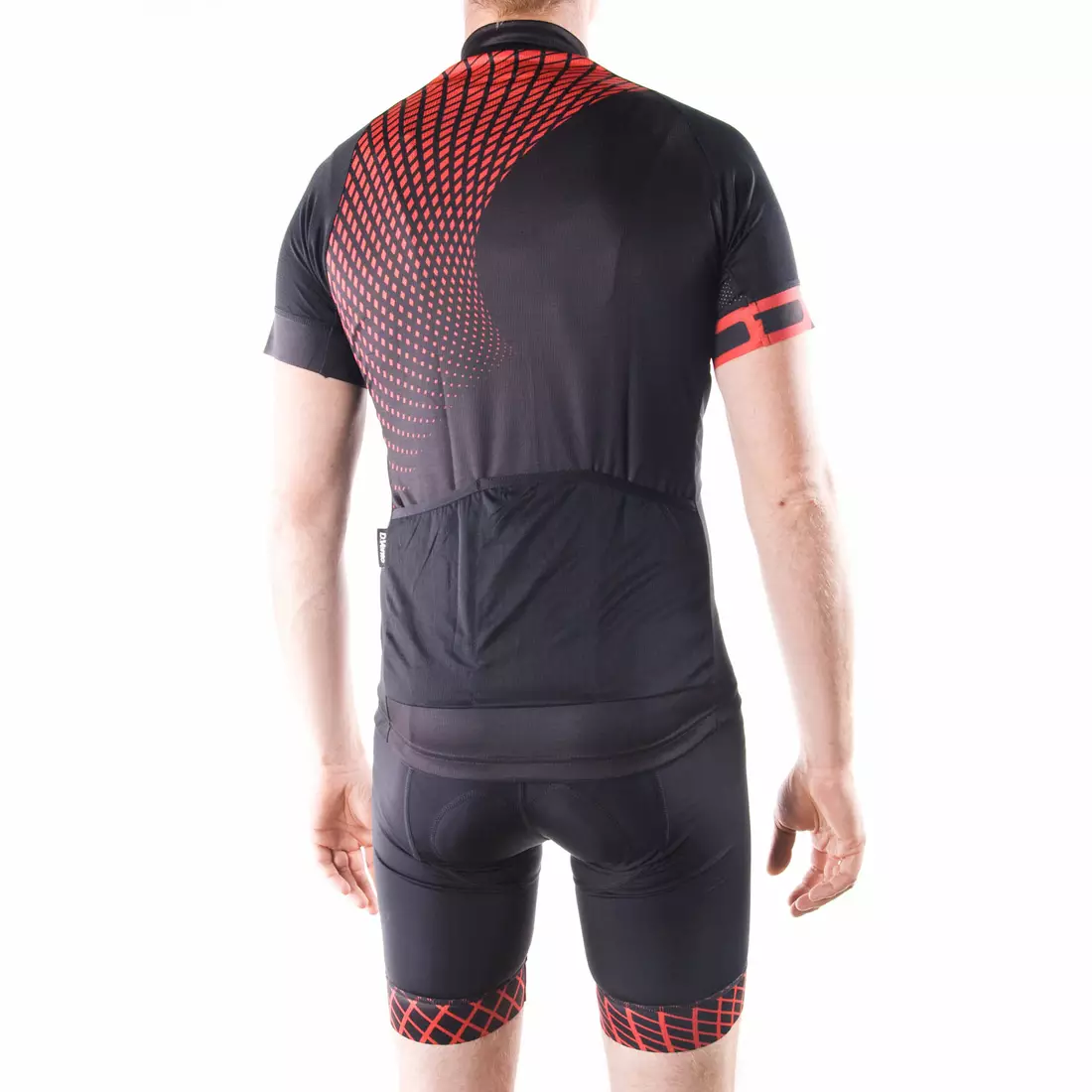 DEKO SET2 pánský cyklistický dres černo červený