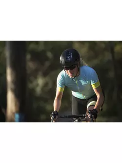 Dámský cyklistický dres ROGELLI MODESTA tyrkysové barvy