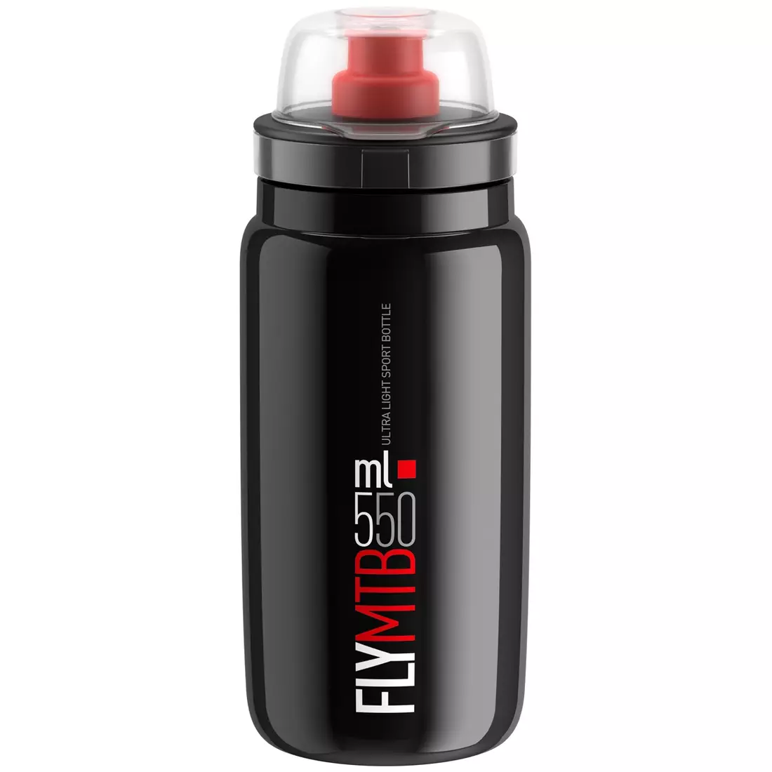 Elitní cyklistická láhev Fly MTB Black Red logo 550ml EL0160499 SS19