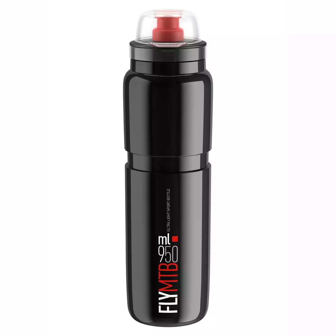 Elitní cyklistická láhev Fly MTB Black Red logo 950 ml EL0160901 SS19