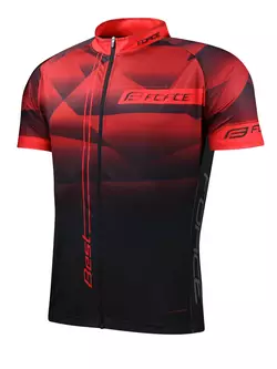 FORCE BEST pánský cyklistický black-red 9001291