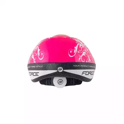 FORCE dětská cyklistická helma FUN STRIPES pink