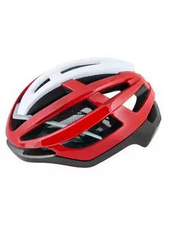 FORCE LYNX Cyklistická helma white/red