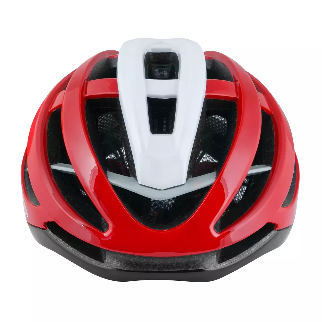 FORCE LYNX Cyklistická helma white/red