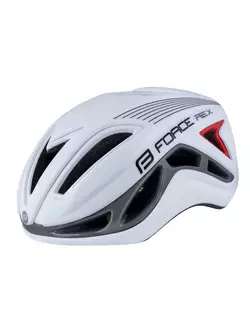 FORCE REX cyklistická helma bílý