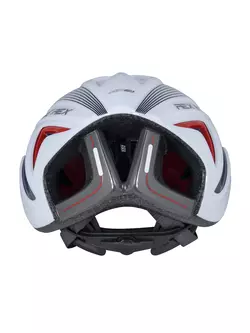 FORCE REX cyklistická helma bílý