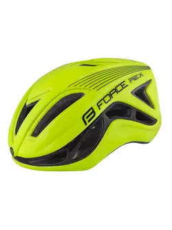 FORCE REX cyklistická helma žlutý fluor