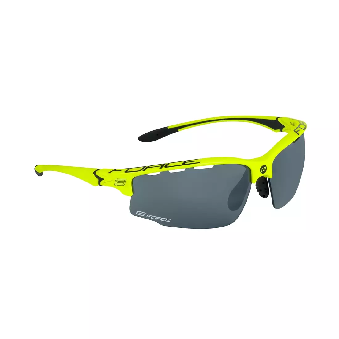 FORCE Sportovní brýle s výměnnými skly QUEEN fluo-černá, 91062
