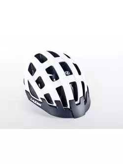 LAZER Compact lesklá bílá cyklistická helma