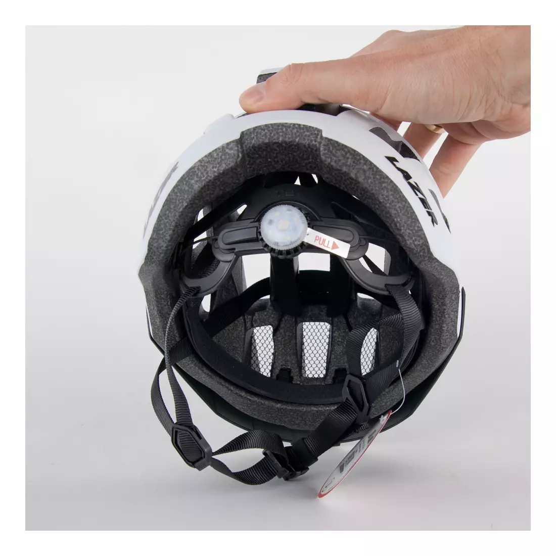 LAZER dámská cyklistická helma Petit DLX Mřížka + Led bílá matná