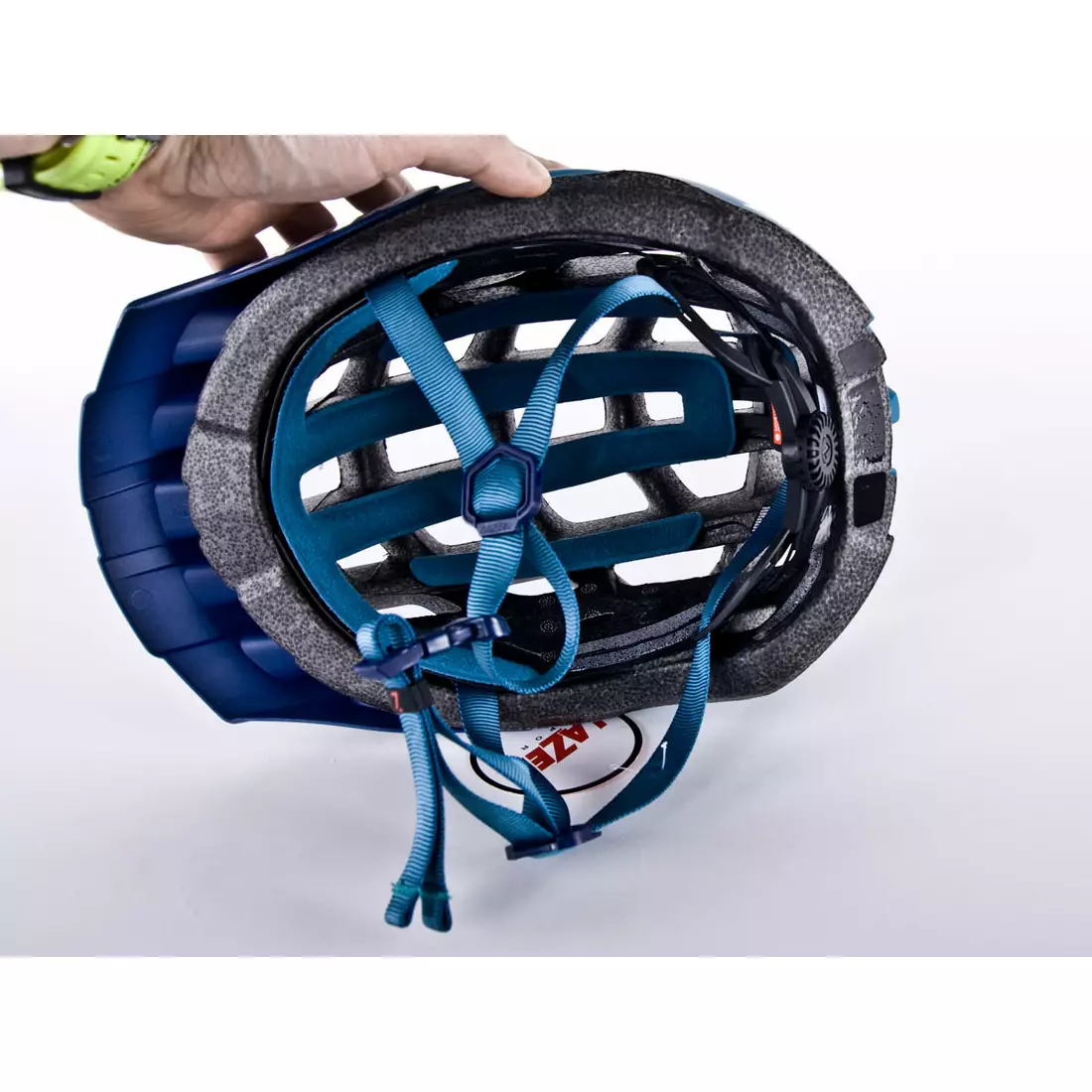 MTB cyklistická helma LAZER ROLLER TS+ matná modrá