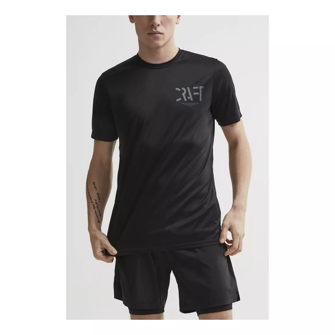 Pánské sportovní tričko CRAFT EAZE, černé, 1906034