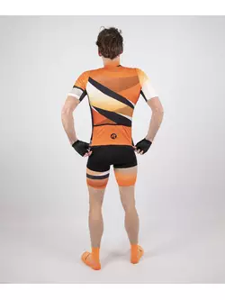ROGELLI ARTE Cyklistický dres PRO FIT oranžový
