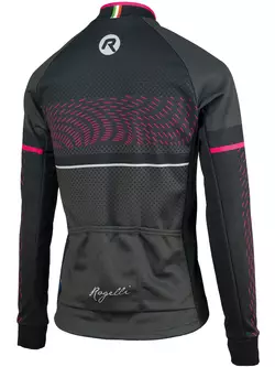 ROGELLI BELLA dámský cyklistický dres, černo-šedo-růžový